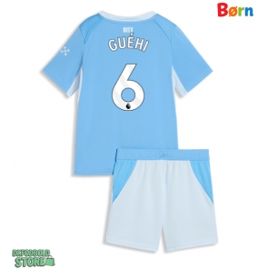 Manchester City Marc Guehi #6 Replika Babytøj Hjemmebanesæt Børn 2026-27 Kortærmet (+ Korte bukser)